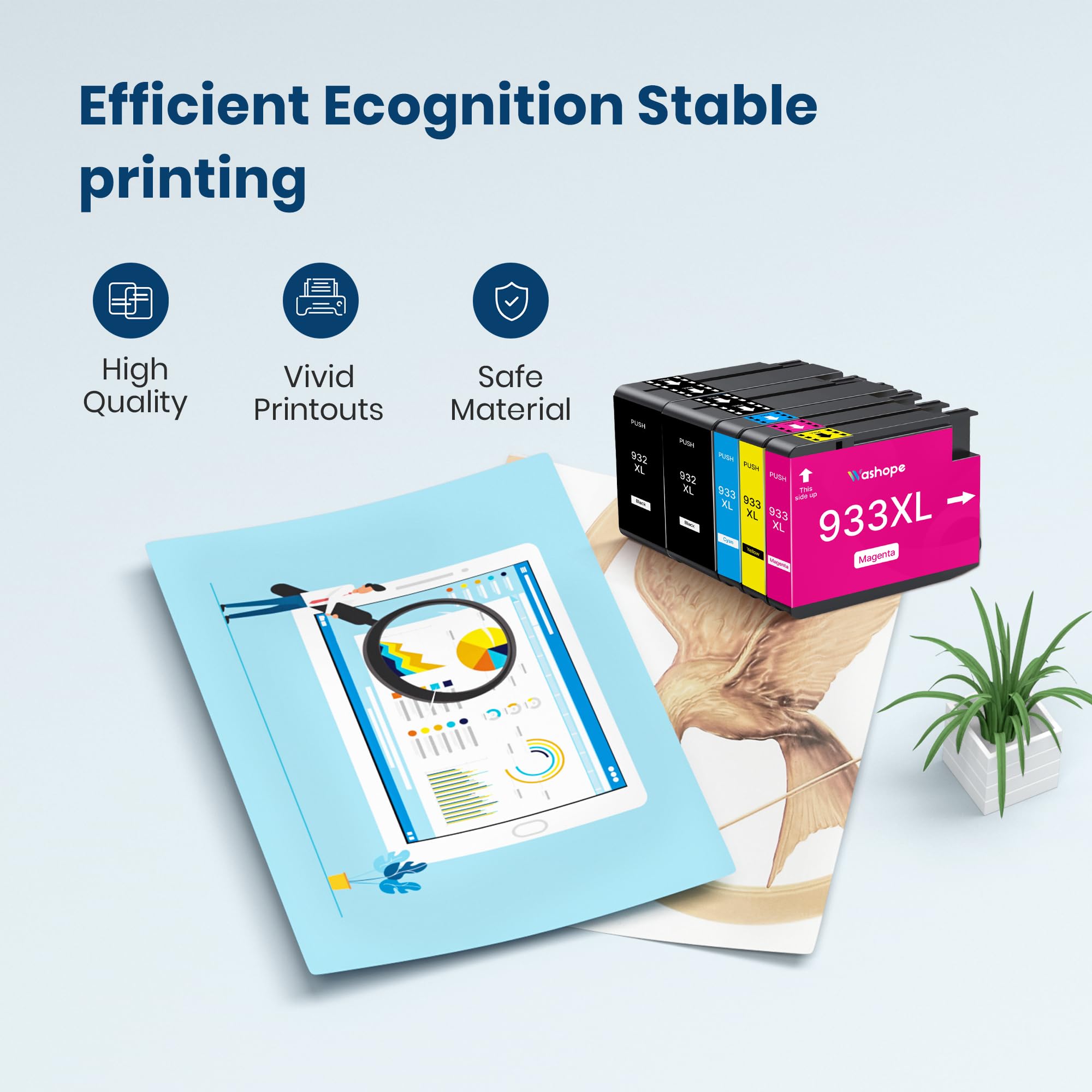 932XL 933XL Ink Cartridges Replacement For HP 932XL 933XL - View #7