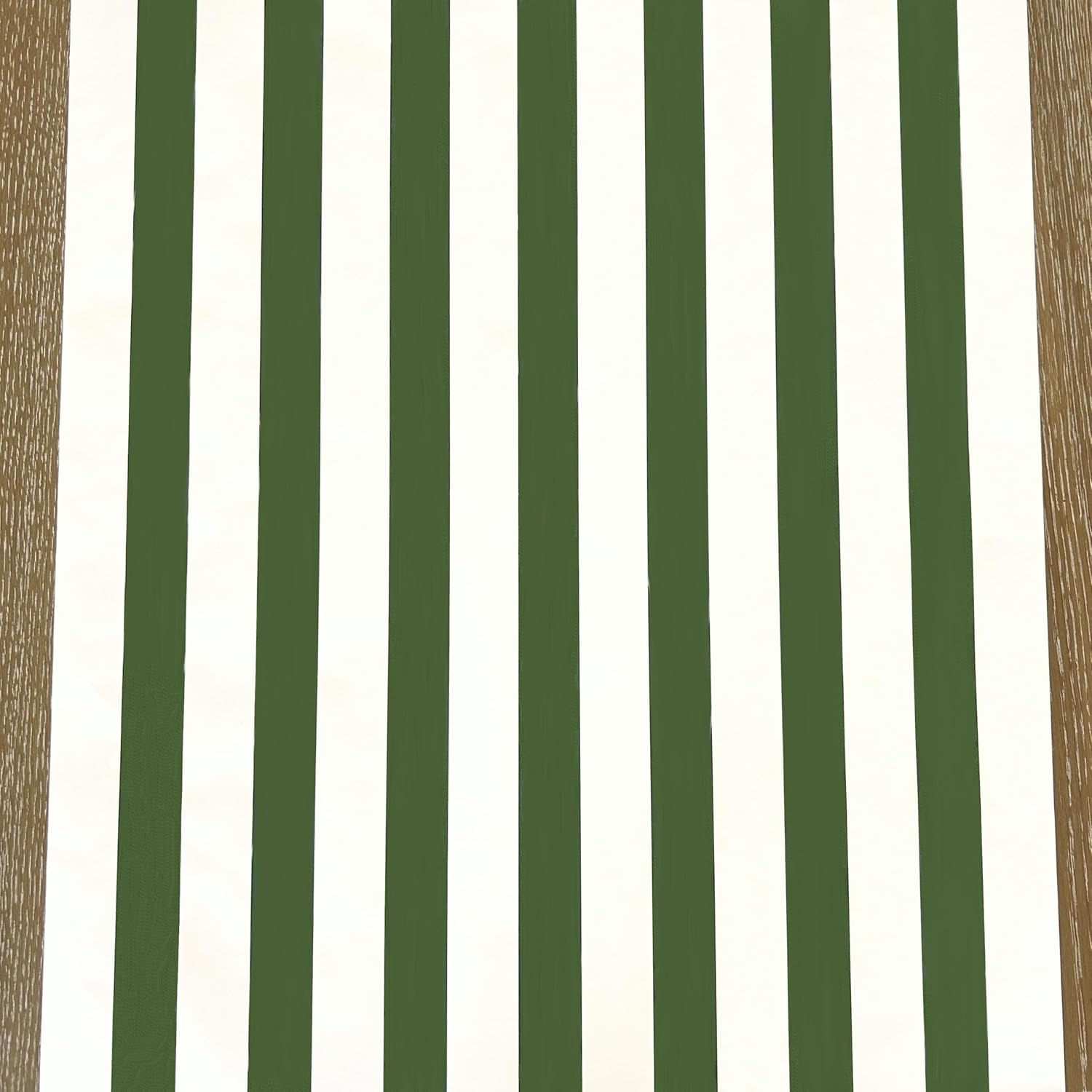 Striped Table Runner - Dark Green Paper Table Runner for Patries or Weddings - American Made