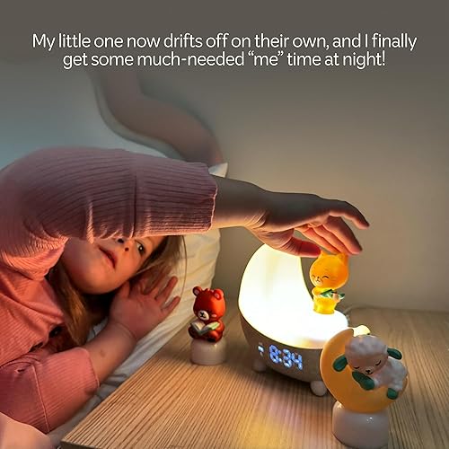 Miniatura 6 de Move2Play, Dozi Sound Machine  Más de 3 horas de contenido  Luz nocturna  Reloj despertador para niños y niños  Chupete  Ok to Wake  Ruido blanco y