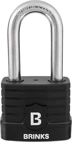 BRINKS - Candado comercial de acero laminado de 1.969 in resistente a la intemperie con grillete de 2 pulgadas - Grillete de acero al boro disponible en Yaxa Venezuela