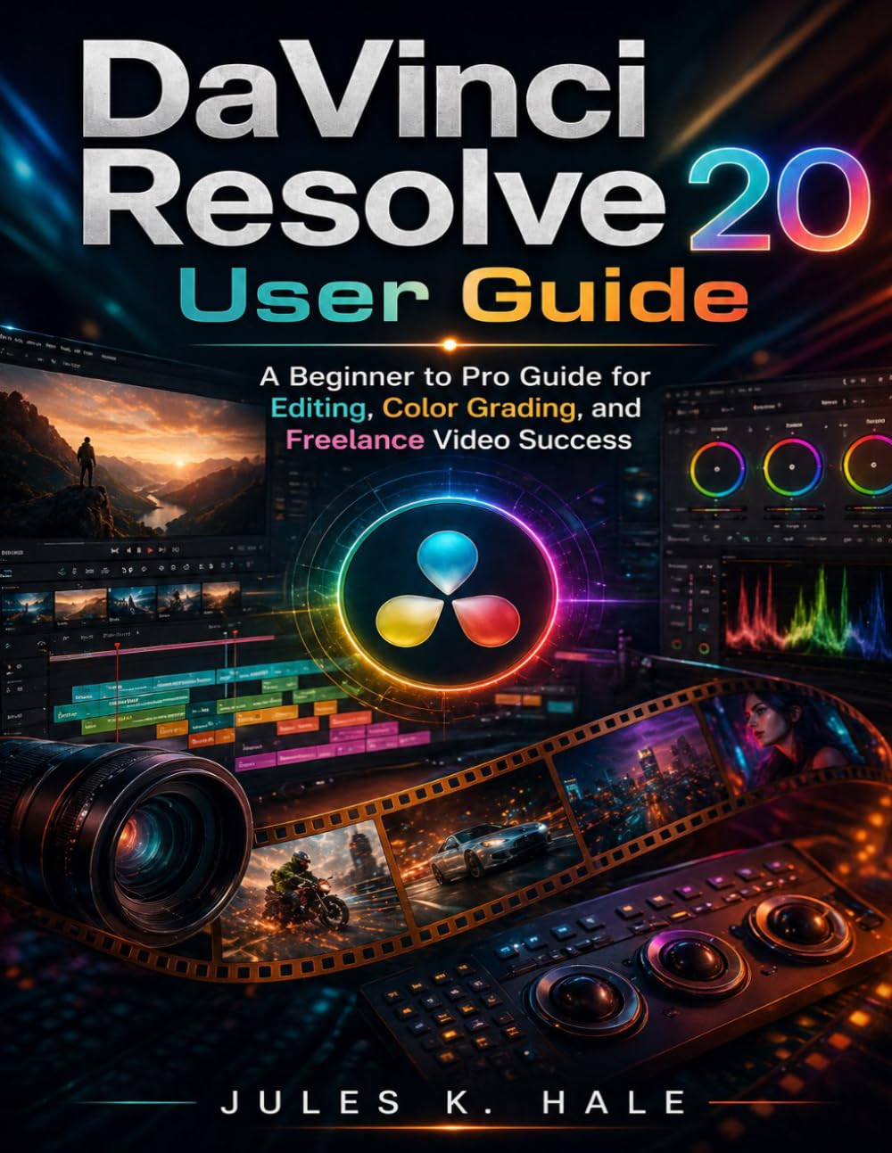 DAVINCI RESOLVE 20 USER GUIDE: A Beginner to Pro Guide for Editing, Color Grading and Freelance Video Success
