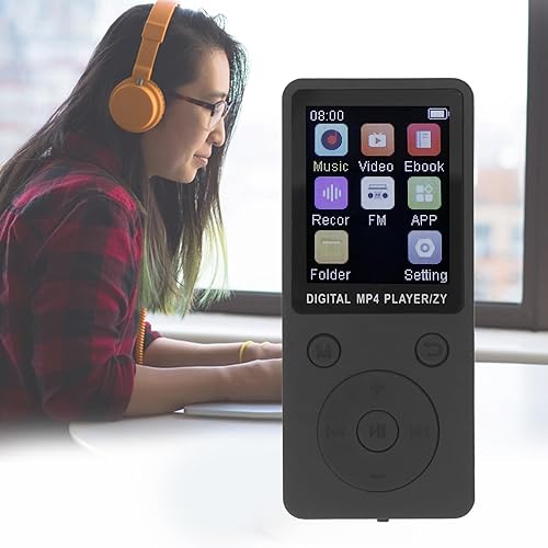 Miniatura 2 de Reproductor de MP3, reproductor de MP3 para niños con BT5.0, calidad de audio sin pérdida de alta fidelidad, reproductor de música de 1.8 pulgadas