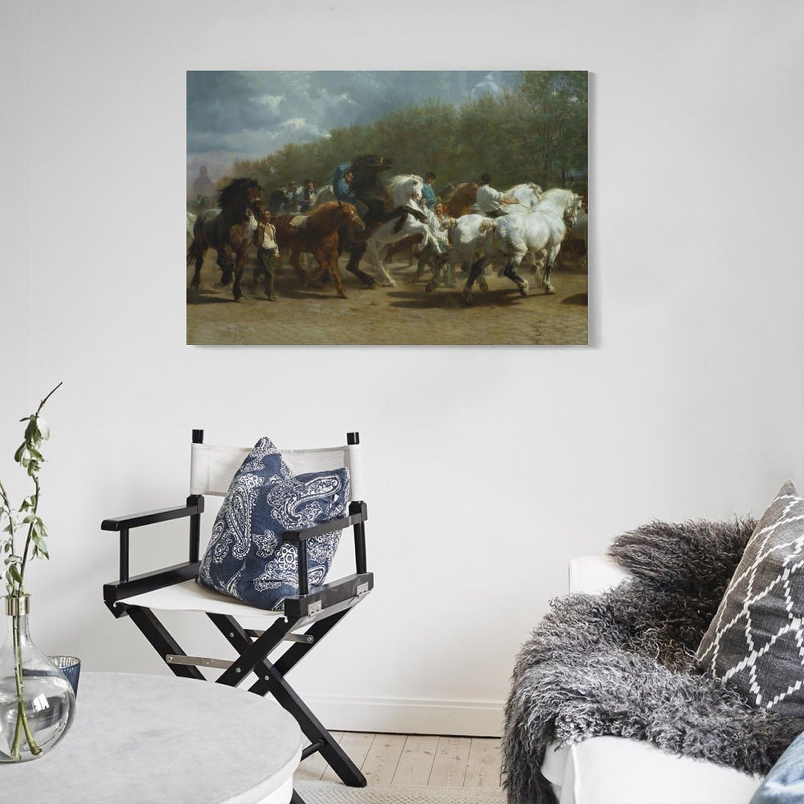 Amazon.com: generic Rosa Bonheur-The Horse Fair Painting On Canvas