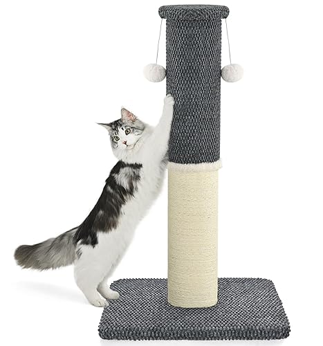 Made4Pets Tall Cat Scratching Post, Heavy Duty and Thicker Scratching