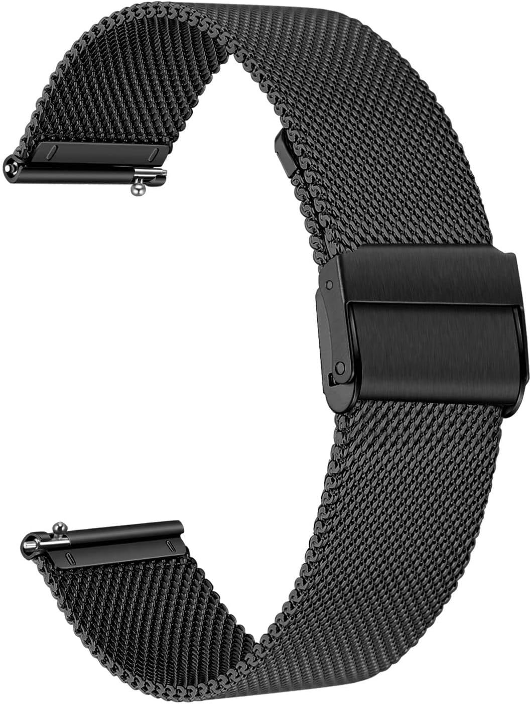 Aimtel Compatible for Samsung Galaxy Watch Active (40mm) Band,20mm Stainless Steel Band Replacement Strap for Galaxy Watch Active 40mm
