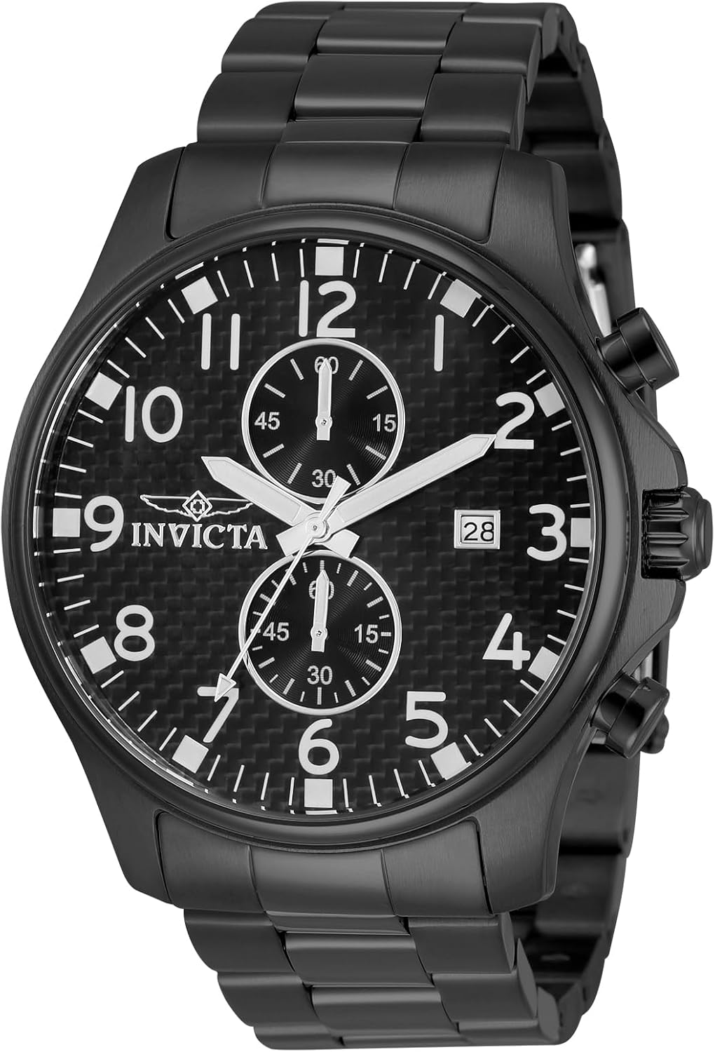 Invicta Specialty Edelstahl Herren Quarzuhrwerk – 48mm