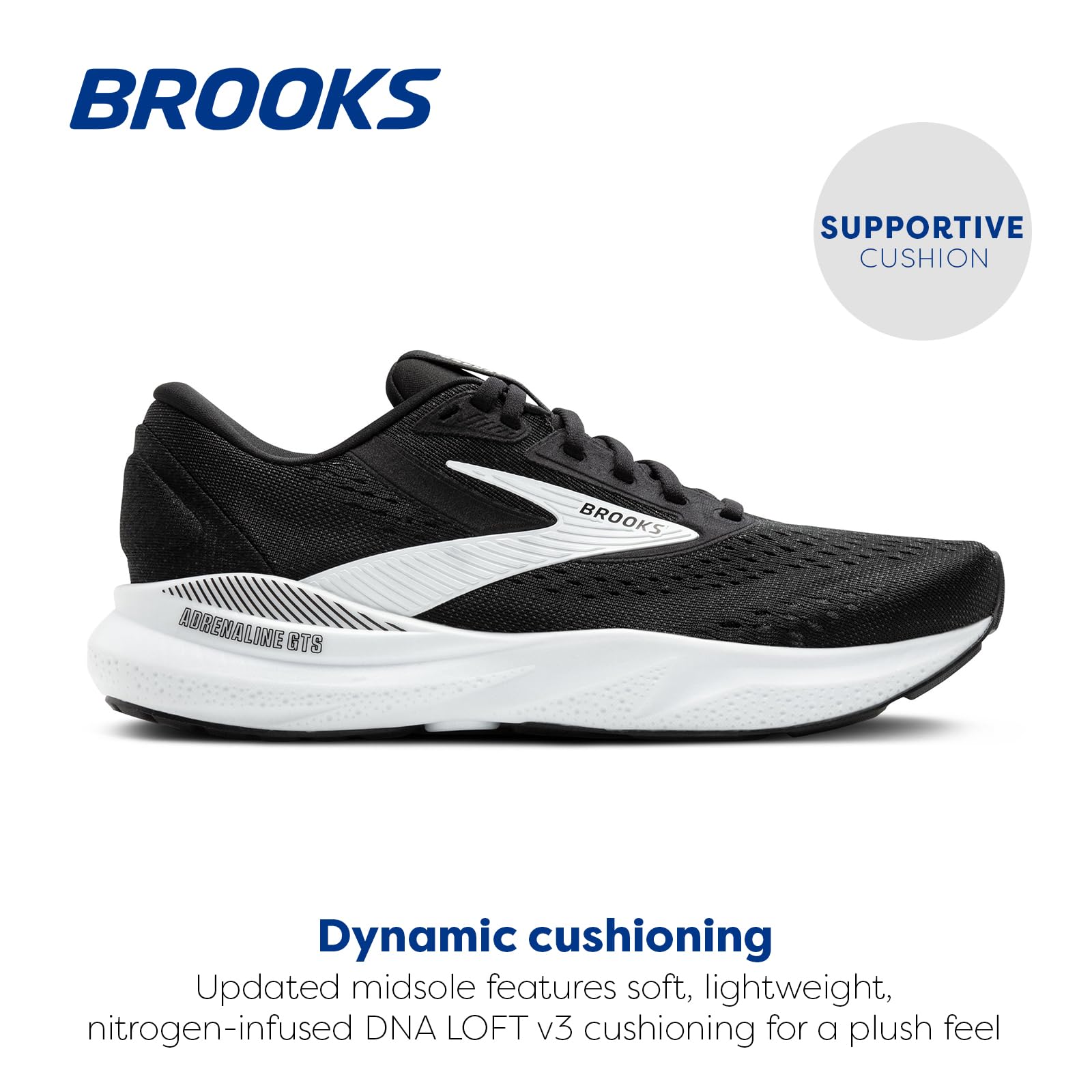 Brooks Men’s Adrenaline GTS 24 Supportive Running Shoe