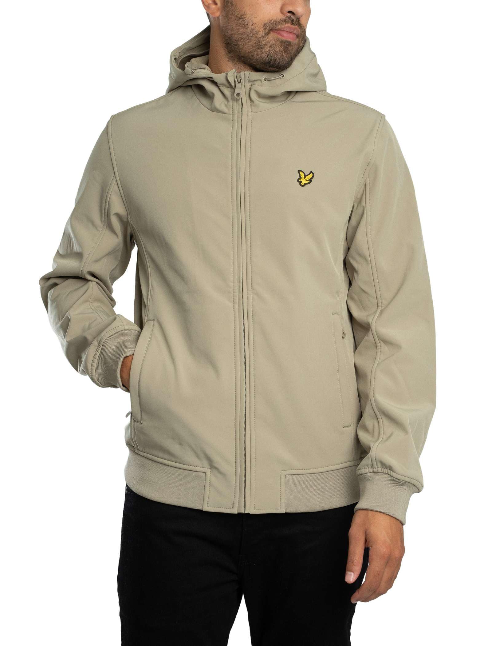 Lyle & Scott Men's Sage Uniform Fleece Back Softshell Jacket