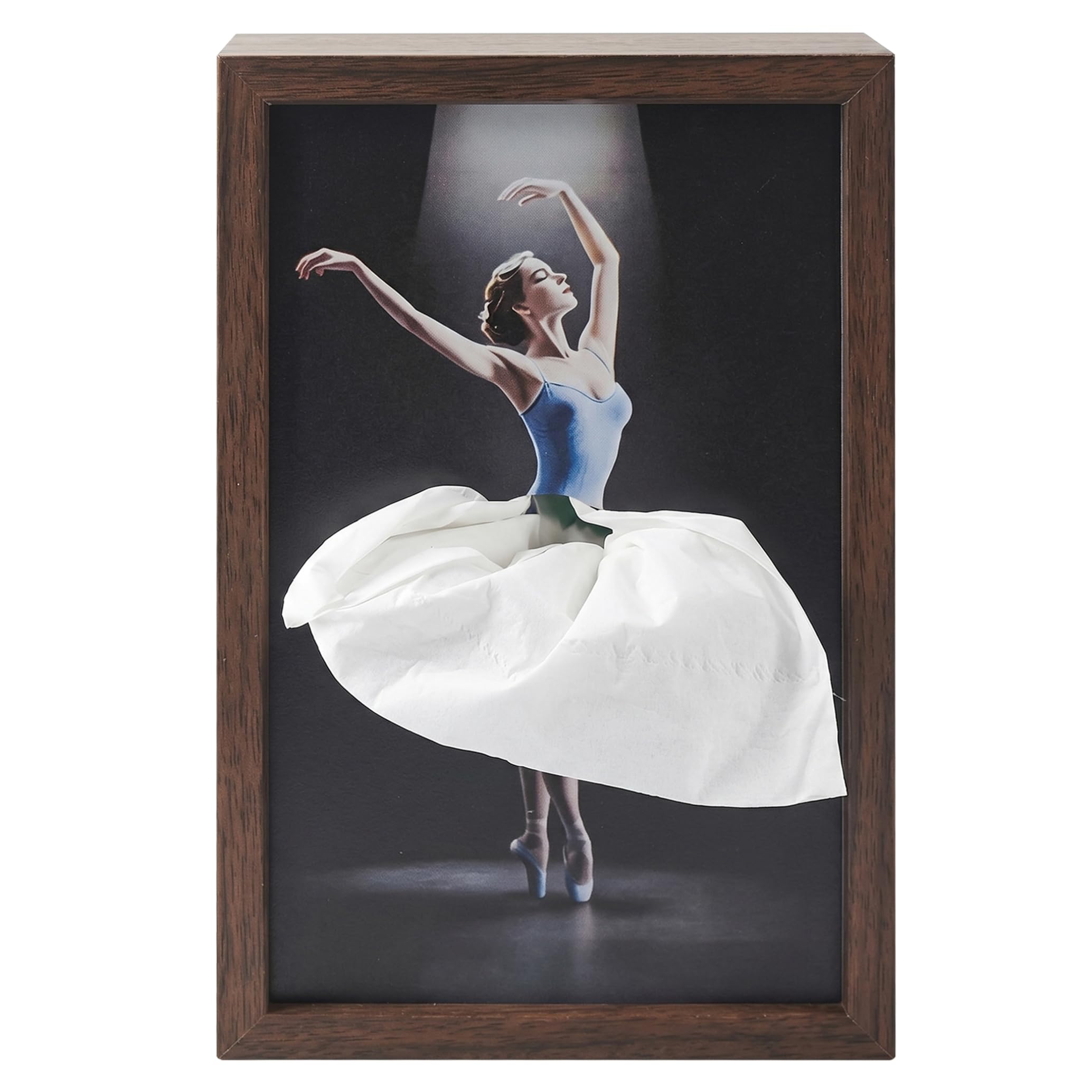 Syutokul Ballerina Tissue Box Ballet Girl Tissue Box Ballerina Cover Skirt Holder - Decorative Multifunctional Organizer for Home Office Desktop