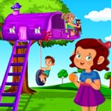 Girl Tree House Building Games: Design & Decorate