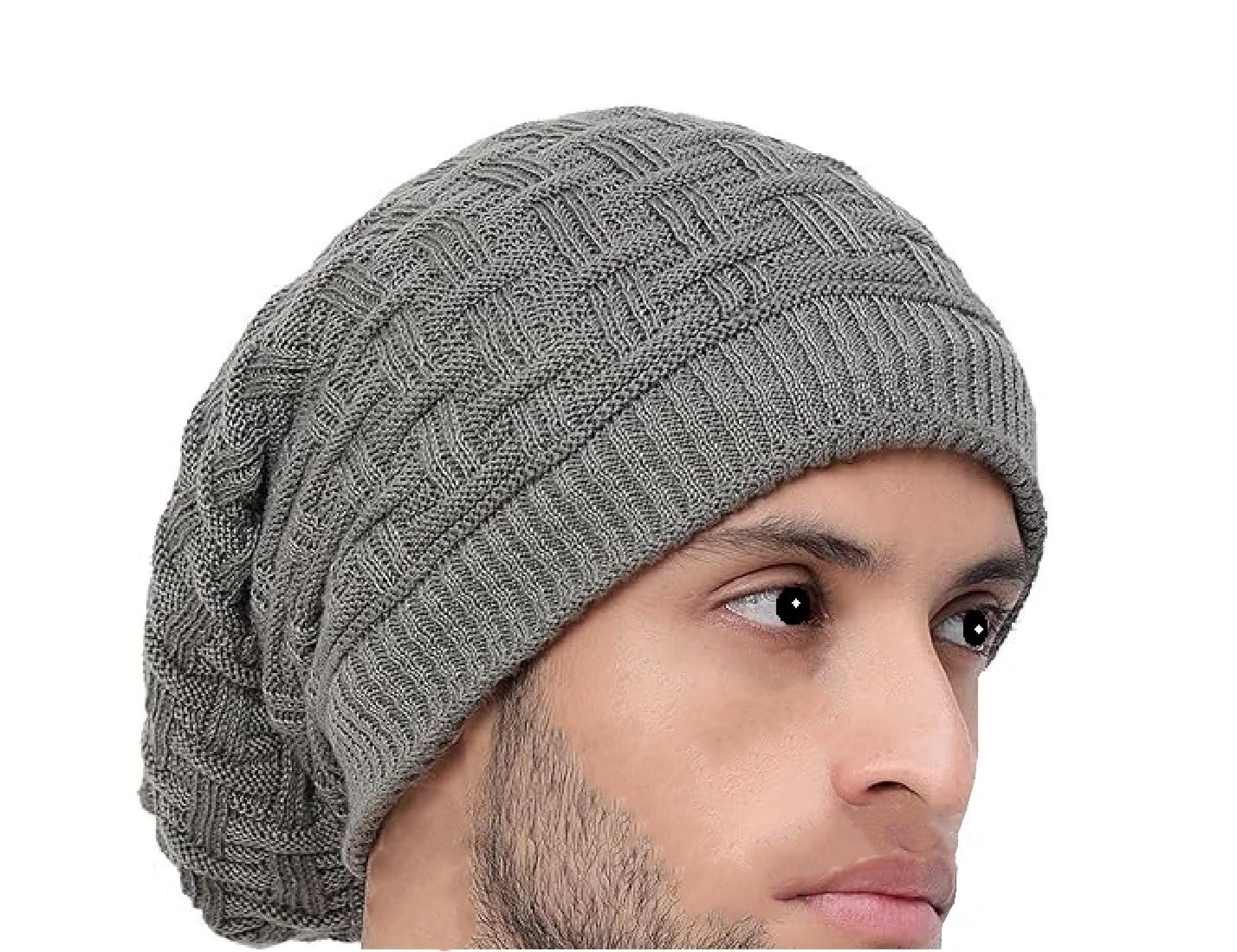 Tqloqz Beanie Cap for Men Women Skull Slouchy Winter Woolen Knitted Inside Fur Men’s Caps(Assorted Pattern) (Light Grey BAENIE) Tqloqz Beanie Cap for Men Women Skull Slouchy Winter Woolen Knitted Inside Fur Men’s Caps(Assorted Pattern) (Light Grey BAENIE)