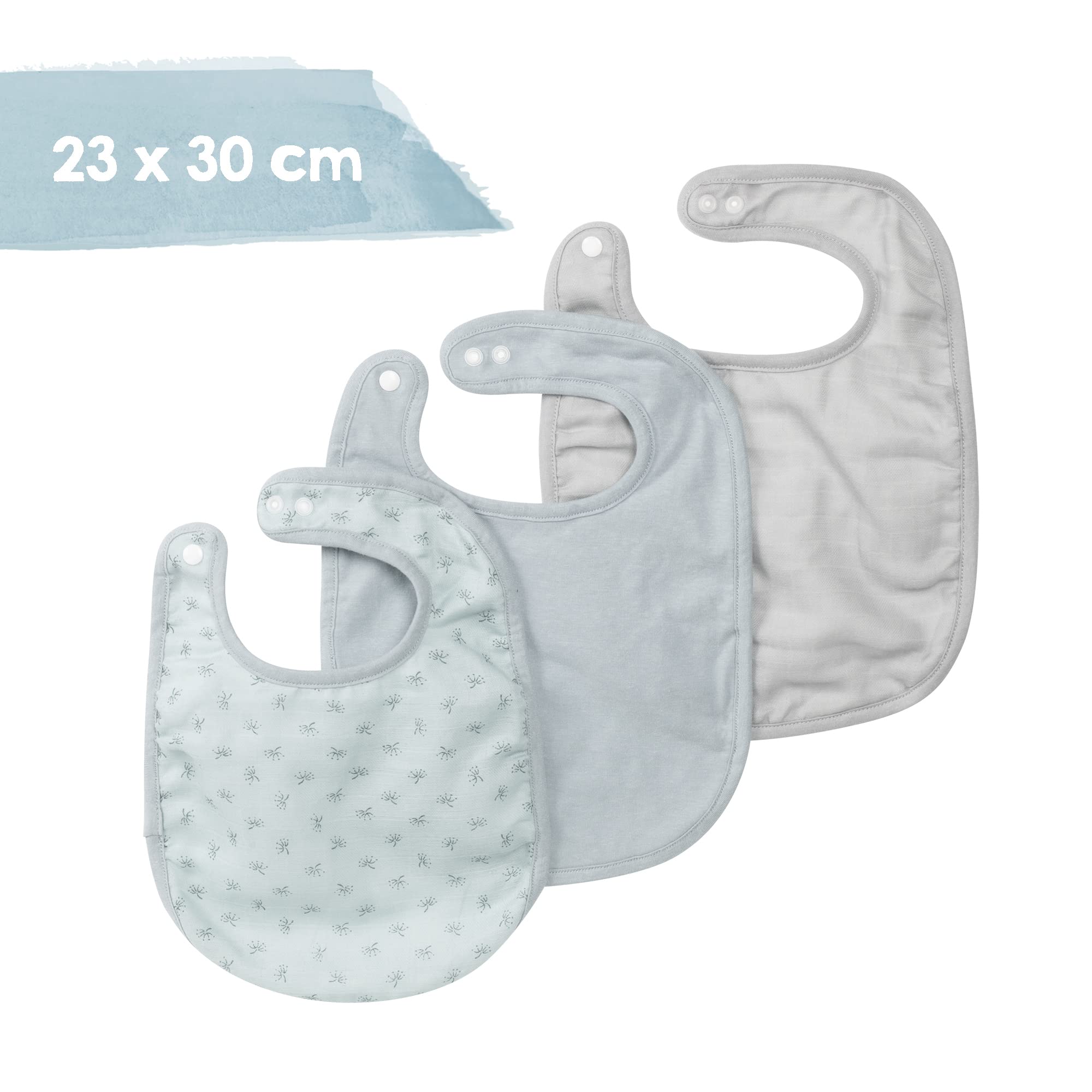 roba Set de regalo orgánico Baby Essentials 'Lil Planet' gris plata de algodón orgánico GOTS sostenible