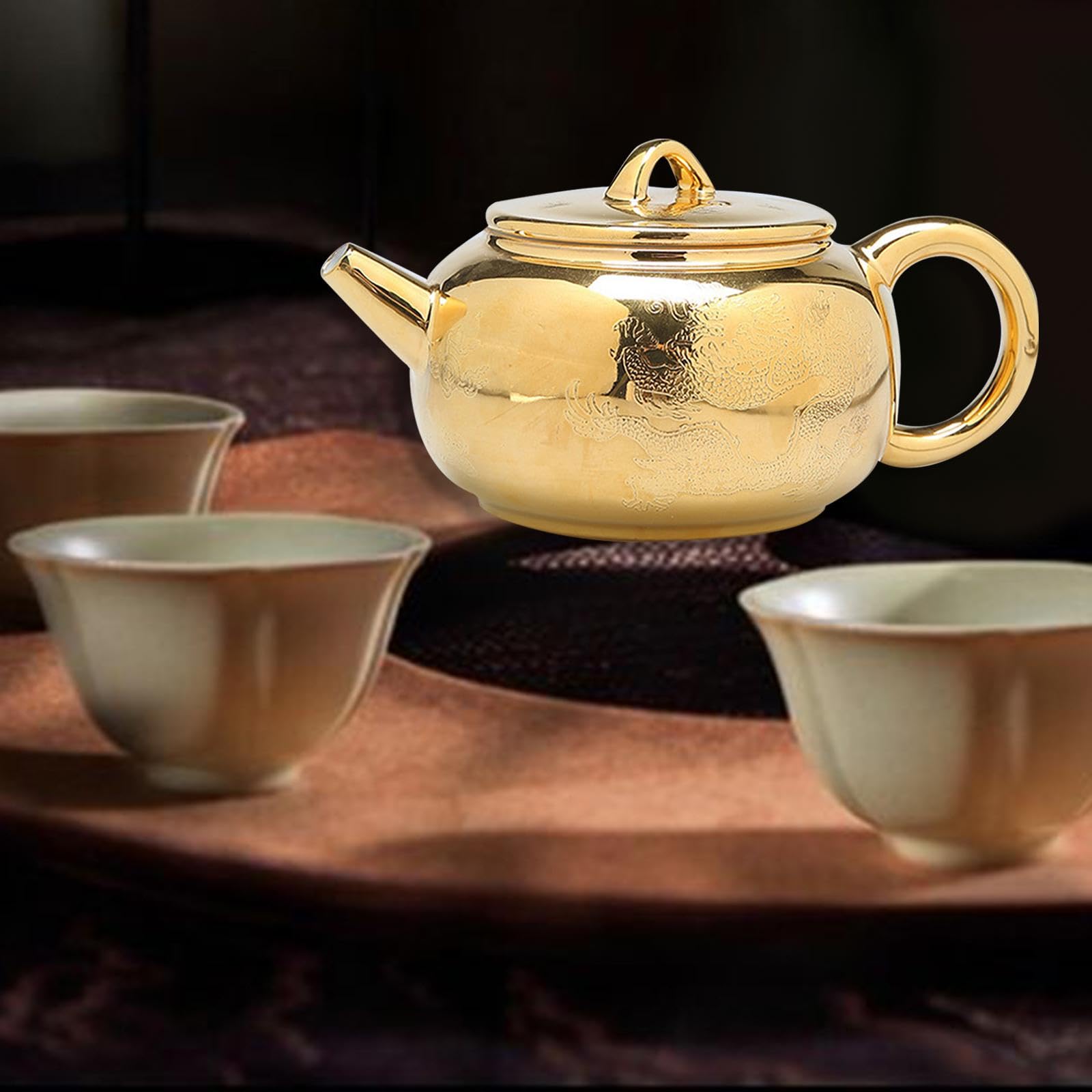 Czajnik do herbaty, porcelanowy czajnik, prezenty, wygodny uchwyt, dzbanek do herbaty, wszechstronne zastosowanie, do hotelu, na piknik, do herbaciarni, kuchni (B)