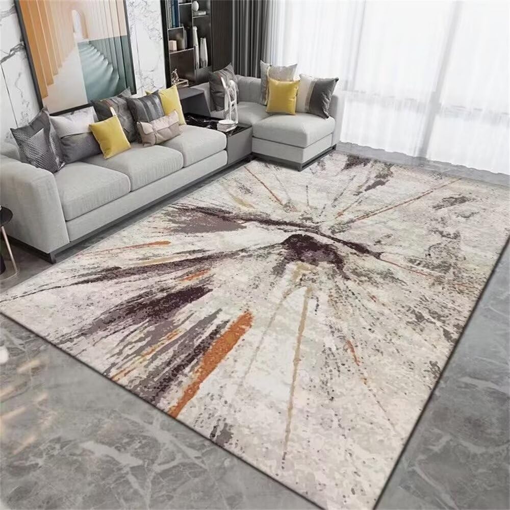 Tapis marron art designer moquette salon rectangle tapis chien XXL chambre