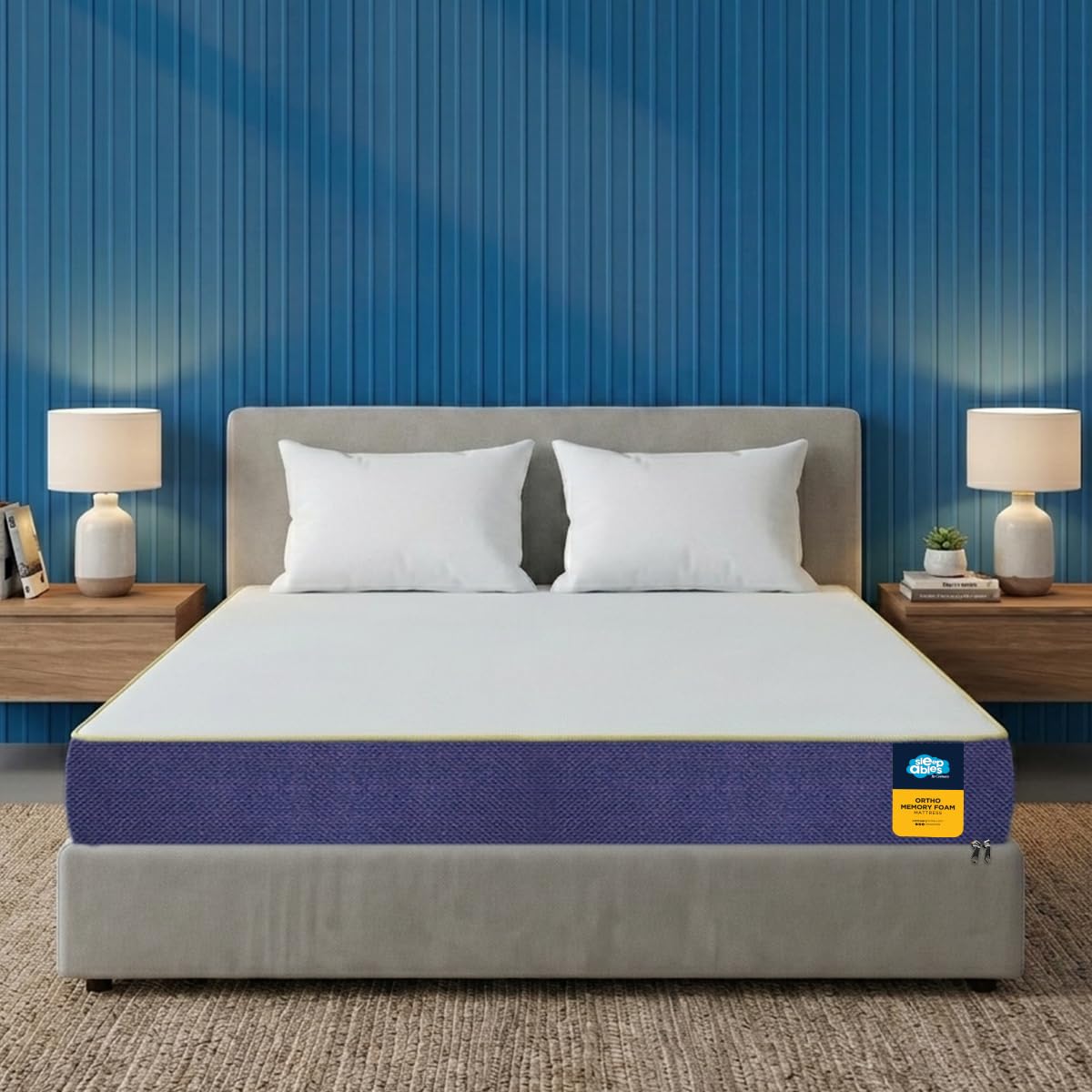 Sleepables King Orthopedic Memory Foam Mattress 6in HR