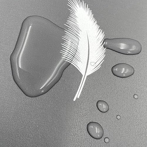 Miniatura 2 de Revestimiento de estante de papel autoadhesivo de plumas blancas para cajón, decoración de pared de PVC gris, calcomanía para muebles del hogar, 118