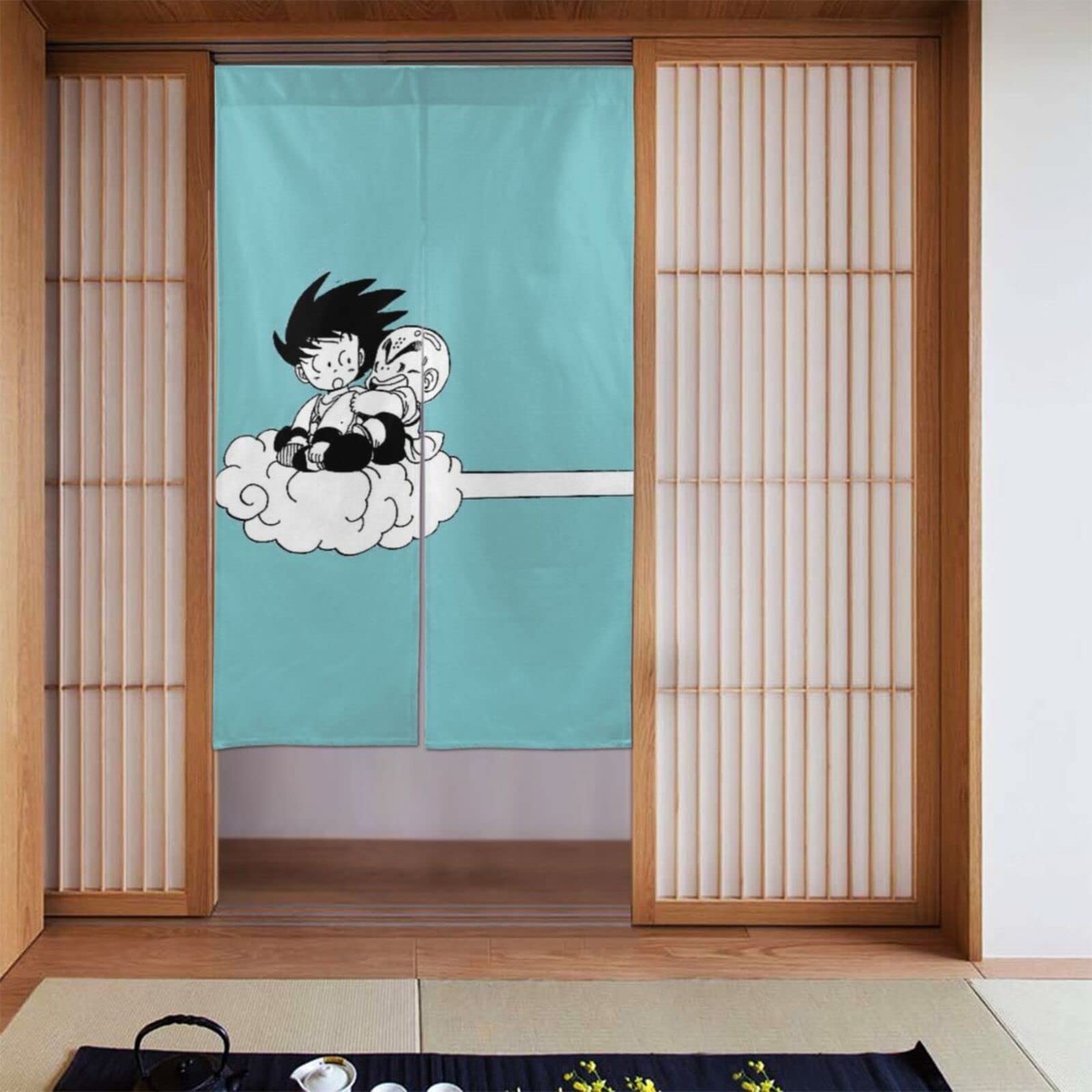 Amazon｜ドラゴンボール アニメ 間仕切り のれん ロングカーテン