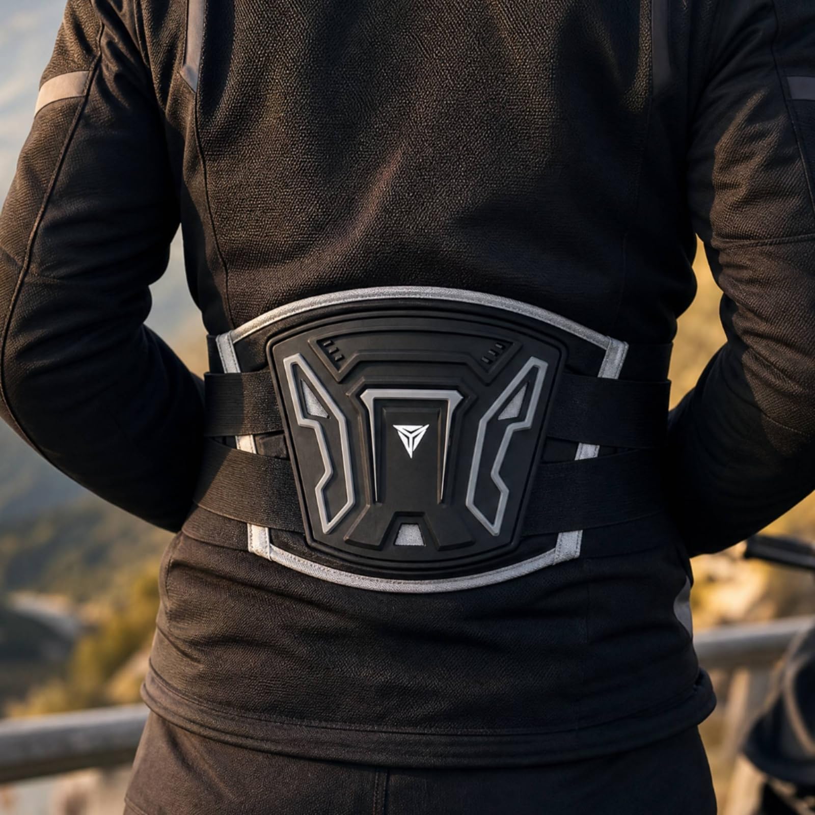 Motorrad-Taillengürtel Stützend Motorrad Niengurt Strapazifähig Rückenstützgürtel für Motorradtouren , , XL