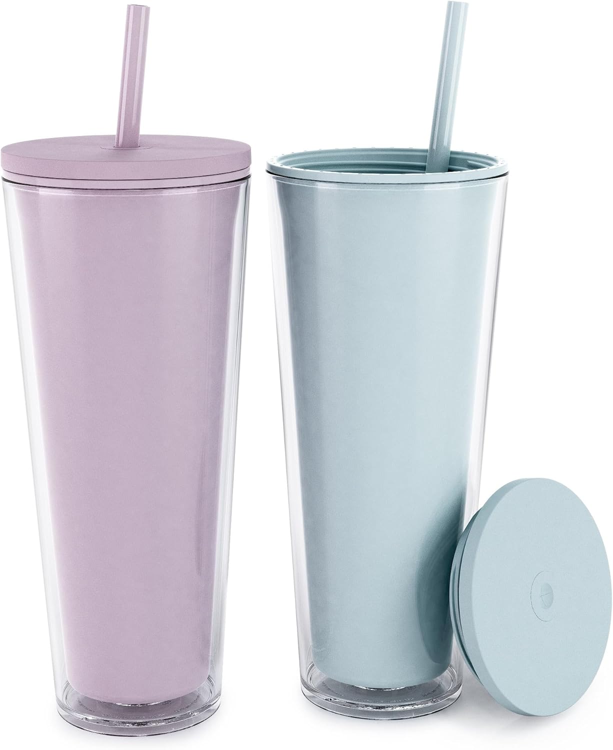 Maars Classic Acrylic Tumbler with Lid and Straw 24oz
