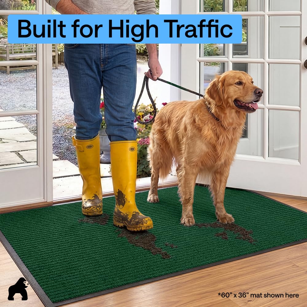 Gorilla Grip Traffic Guard Doormat - Heavy Duty -7