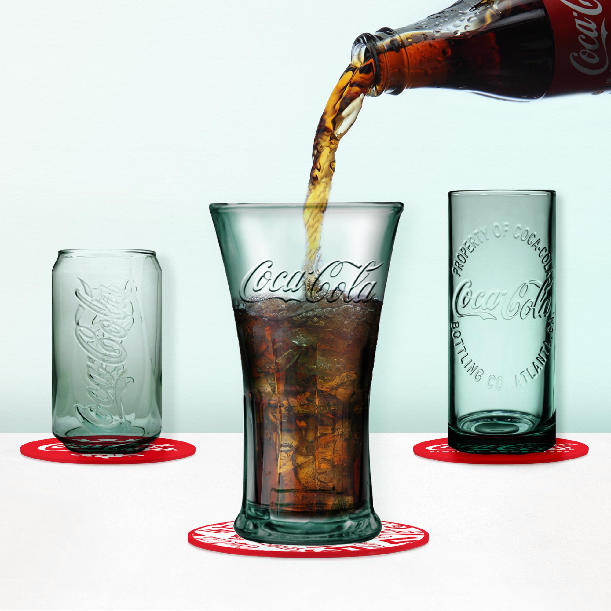 Amazon.com | Coca-Cola Set of 3 Different Vintage Style Coke