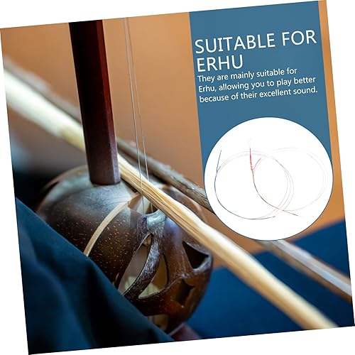 Miniatura 7 de ERINGOGO 15 Sets Erhu Cuerdas Erhu Accesorios Erhu Instrumento Khaen Instrumento Instrumentos Musicales Accesorios Instrumentos Musicales Accesorios