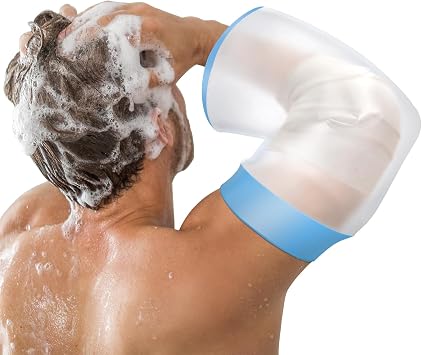 PICC Line Sleeve Cover for Upper Arm, Waterproof Shower Cover For Adult Arm | PICC Line Protector for Broken Elbow Wound Bandages Showering After Arm Surgery, Reusable