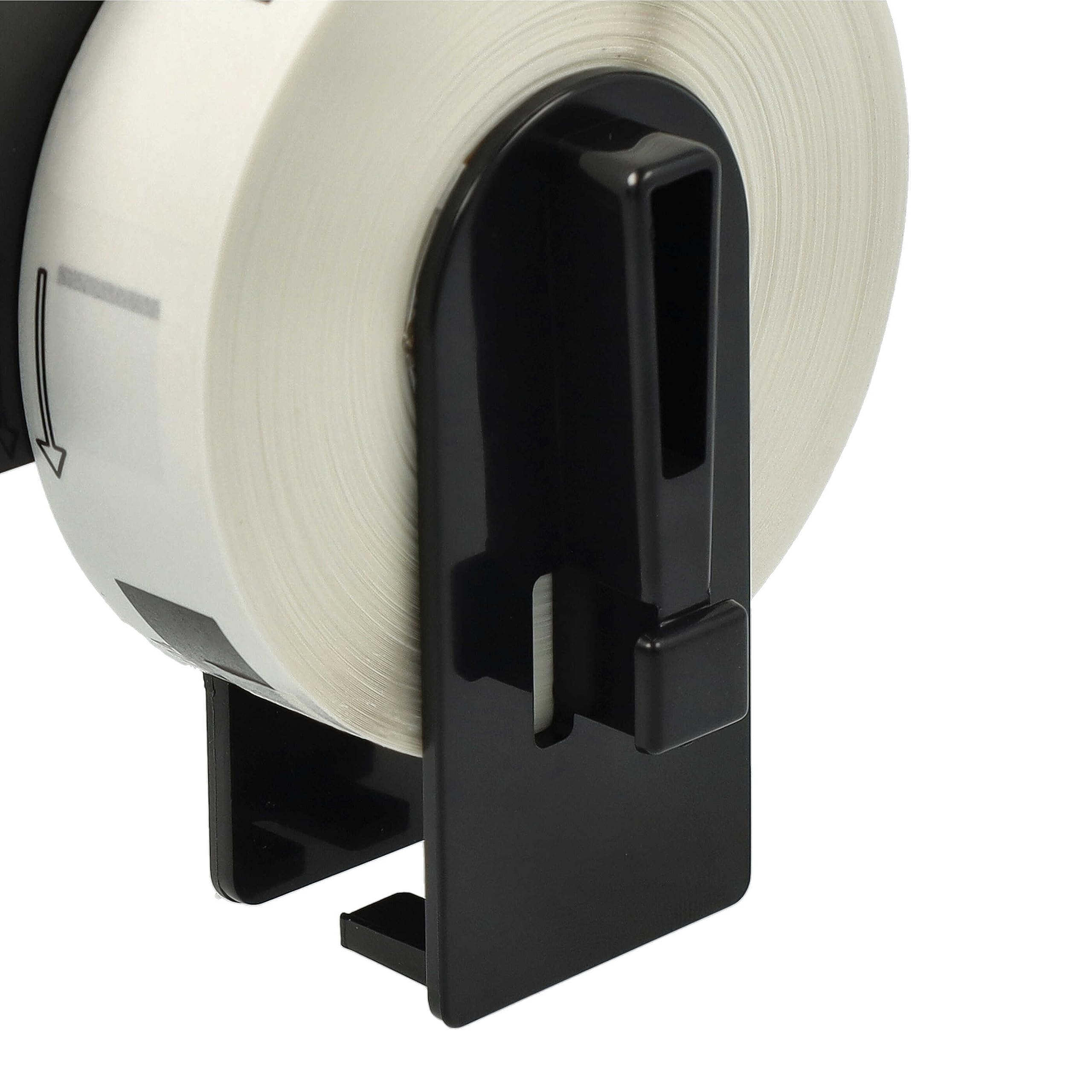 vhbw 5x rotolo etichette con supporto 17mm x 54mm (400 etichette) compatibile con Brother PT QL720NW etichettatrice bianco