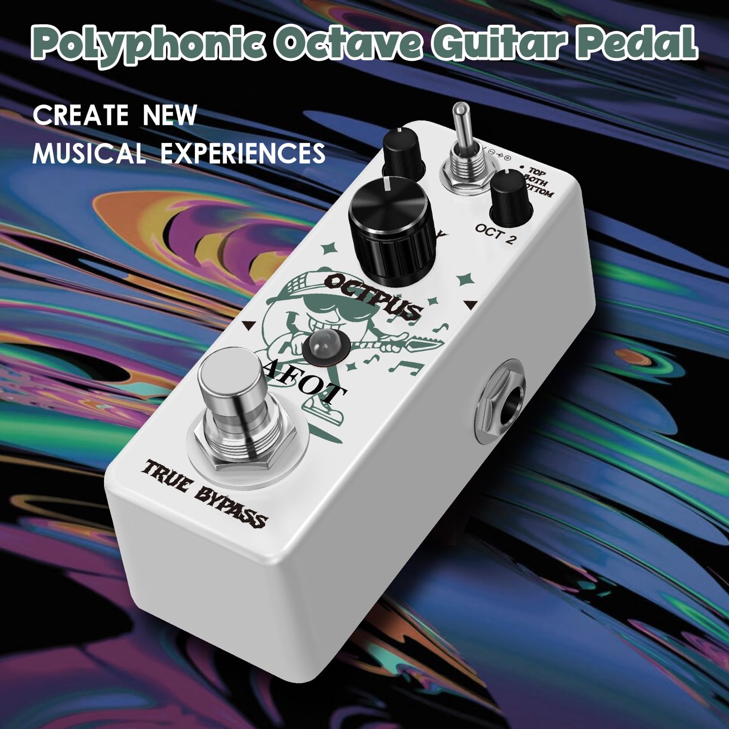 Amazon.com: Polyphonic Octave Guitar Pedal, Digital Octave Mini