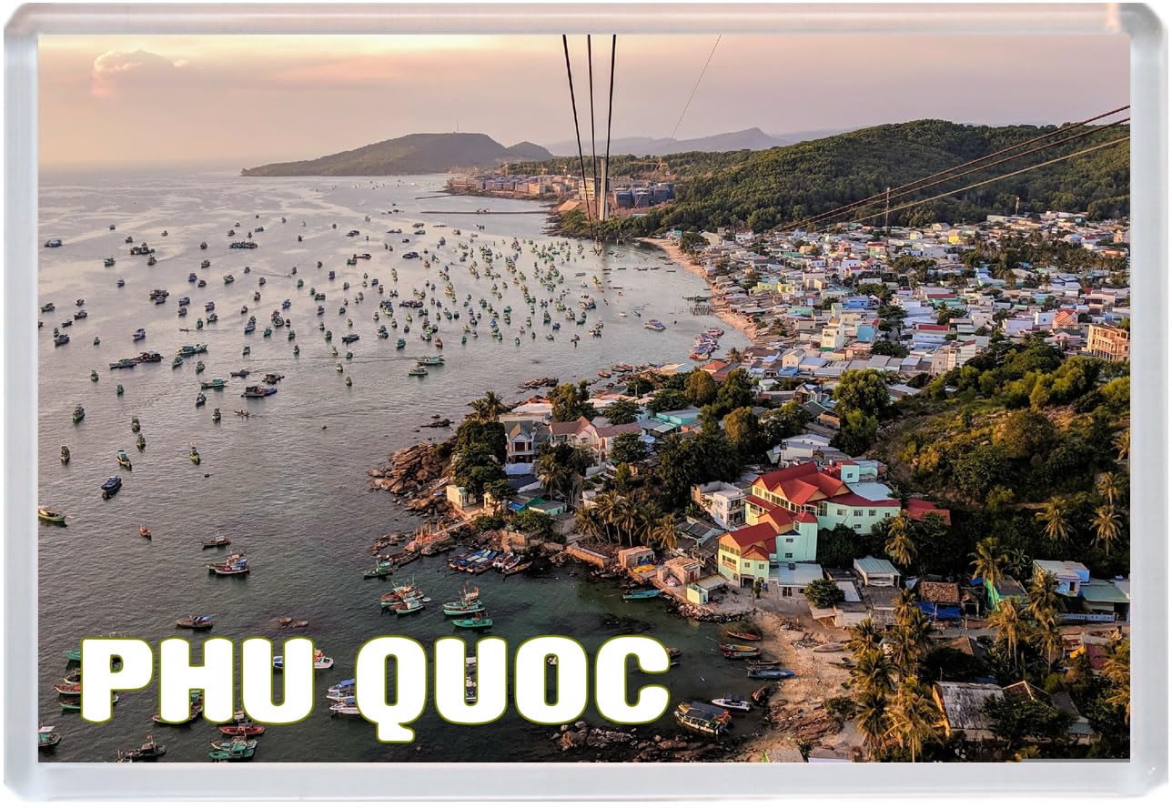 Baked Bean Store Multicolor Phu Quoc - Vietnam - Jumbo Fridge Magnet 96 X 67Mm Bbsfhm1588