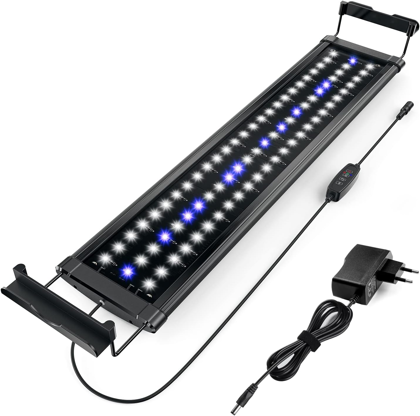 Honpal LED Aquarium Light,LED Éclairage Aquarium Lampe Bleu & Blanc