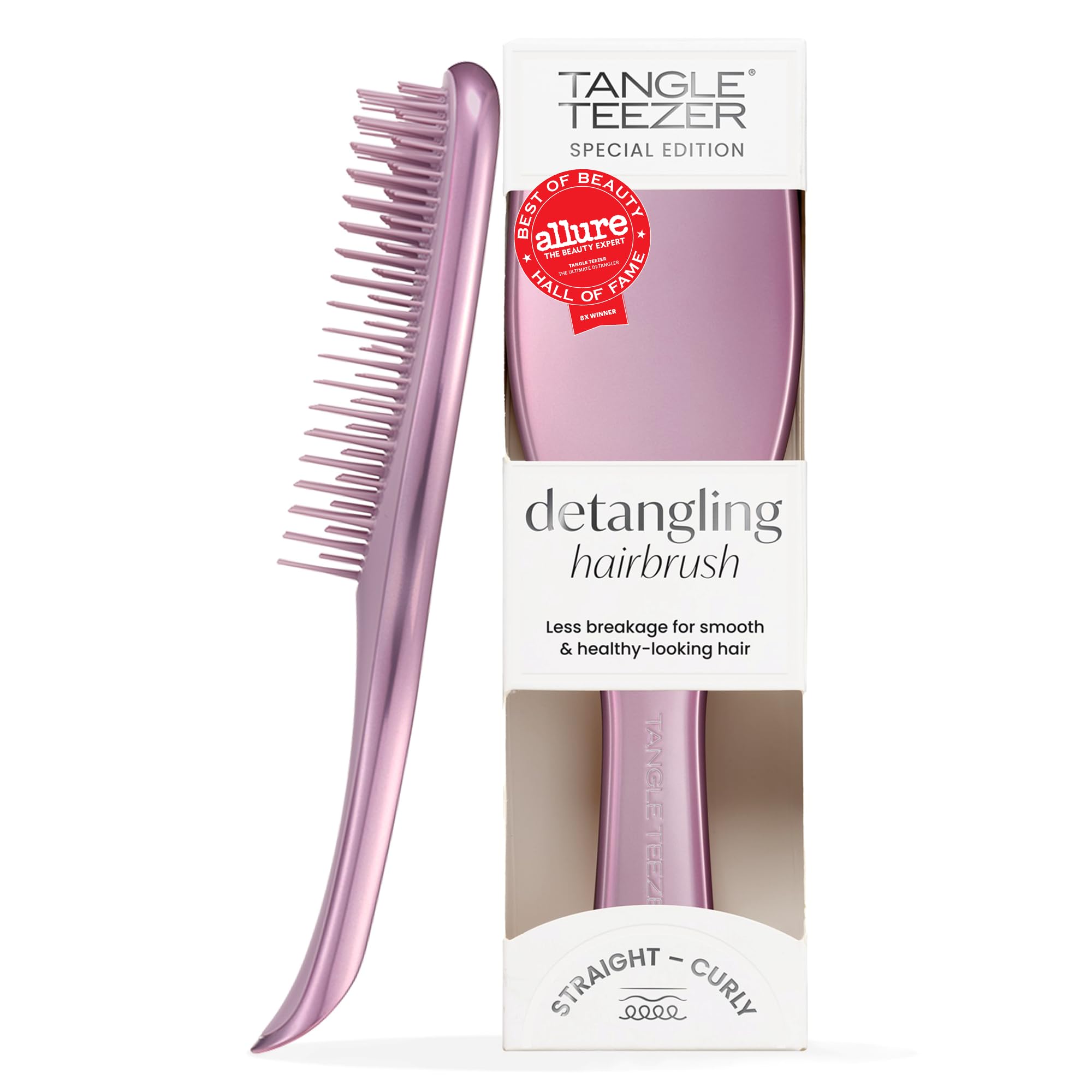 Amazon.com : Tangle Teezer Chrome Ultimate Detangler Brush for Wet