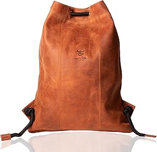Matador - Sacca Sportiva da Donna in Pelle, Borsa da Palestra, Borsa a Tracolla, Borsa Sportiva da Uomo Hipster