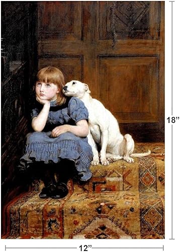 Miniatura 3 de Briton Riviere Sympathy 1877 - Póster 120 x 179in Framed Art, Laminated Poster, Poster, White Framed Art, Canvas Art