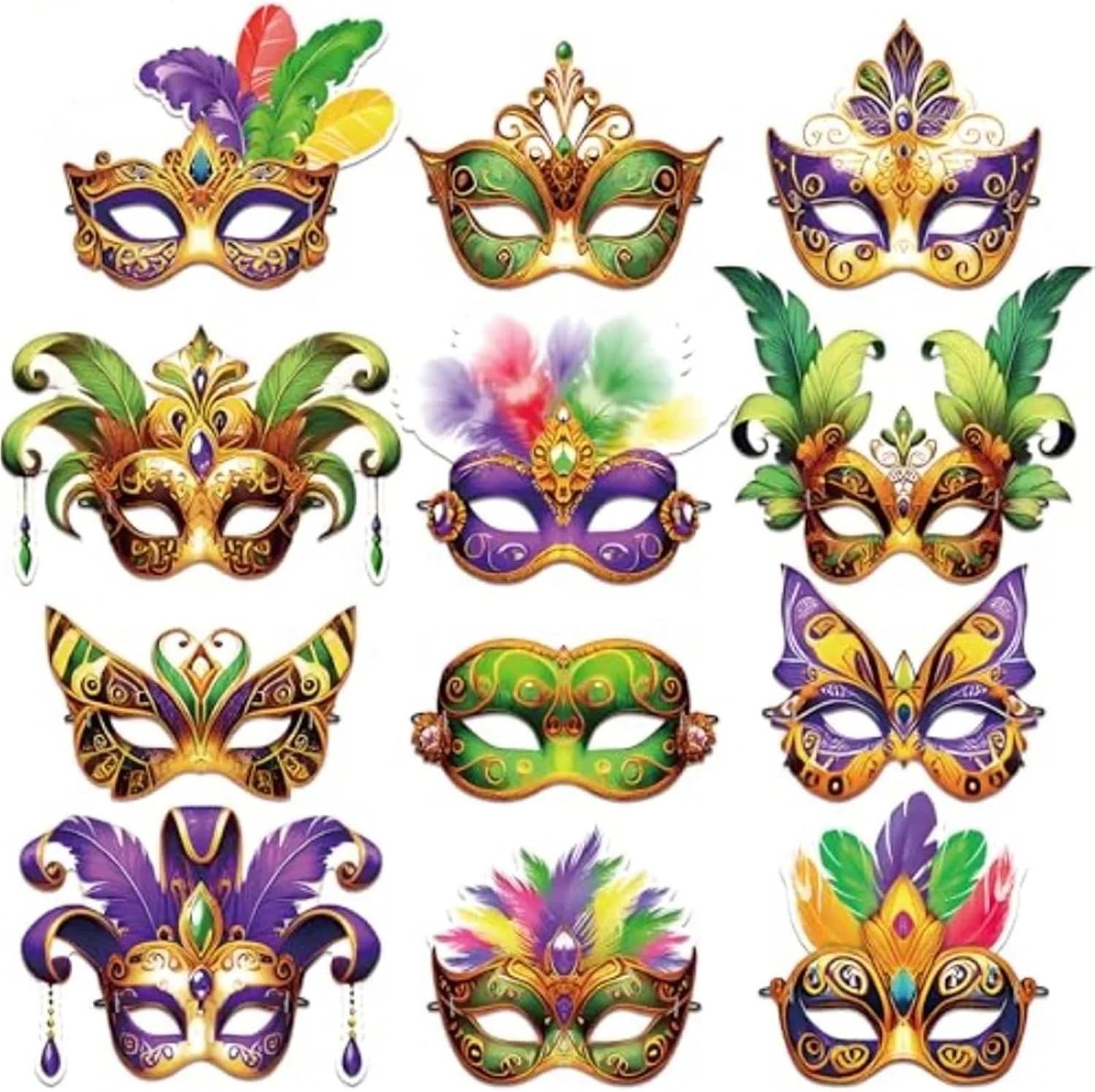 Masquerade Ball Masks 56PCS Masks Bulk Set for Masquerade Party Decorations Carnival Themed Favors and Celebrations