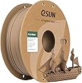 eSUN Wood PLA Filament 1.75mm, Natural Wood Texture & Delicate Matte Finish, Clog-Free, 1kg Spool (2.2lbs) 3D Printer Filament, Oak