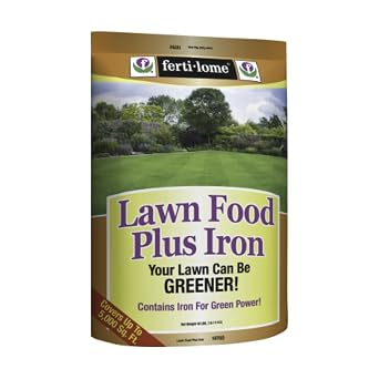 Fertilome 10760 Lawn Food Plus Iron 24-0-4, 40 lbs