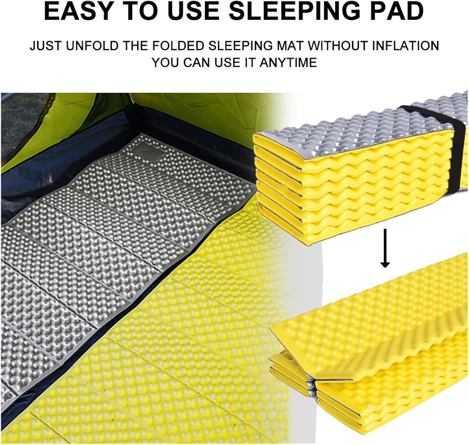 Camping Mat Portable Sleeping Pad Picnic Foam Bed Mattress Travel Trekking Equipment Blanket Waterproof Moistureproof