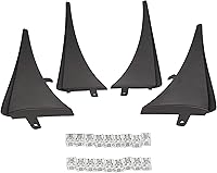 Vista 5 de ECOTRIC Front & Rear Splash Guards Mud Flaps for 2014-2019 Chevrolet Corvette C7 Stingray 4-PC Set