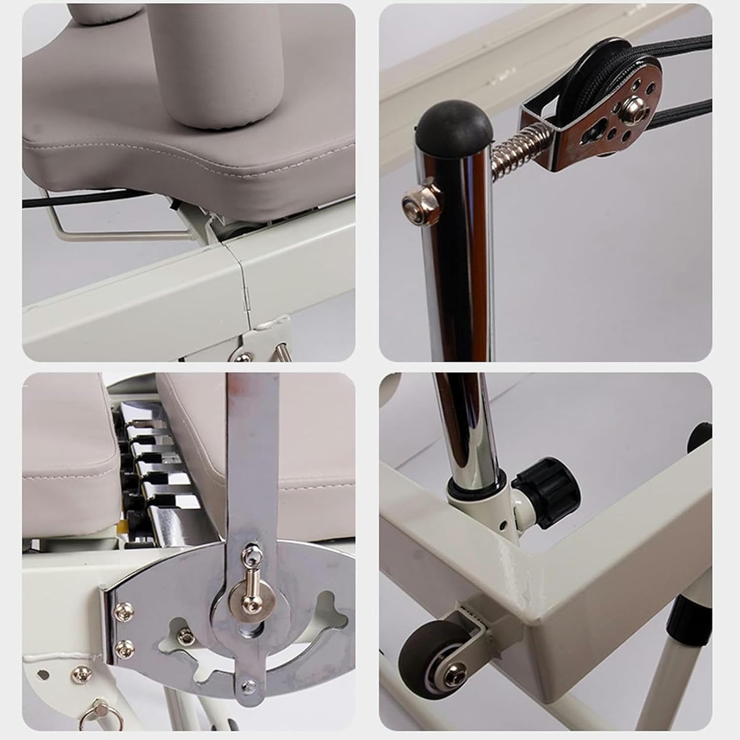 Wzglod Foldable Pilates Reformer Machine, Pilates Machine Equipment with Springs for Home and Gym Workouts,Reformer Pilates for Beginner and Intermediate Users,Weight Capacity Up to 440lbs