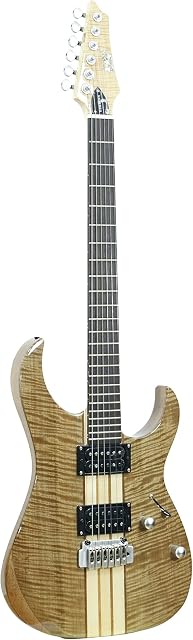 IYV 6 String ISSY-200NA Strat Solid-Body Electric Guitar, Natural