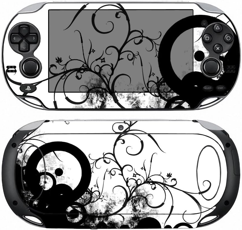 Black And White Vinyl Decal Skin Sticker for Sony PlayStation PS Vita PSV