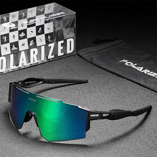 Miniatura 6 de Gafas de sol polarizadas deportivas para hombres y mujeres, gafas de sol de protección UV 400 para ciclismo, esquí, conducción