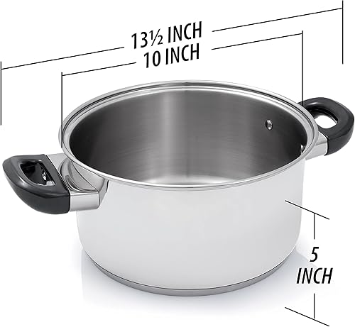 Miniatura 3 de Precise calor 512-Quart olla de acero inoxidable quirúrgico