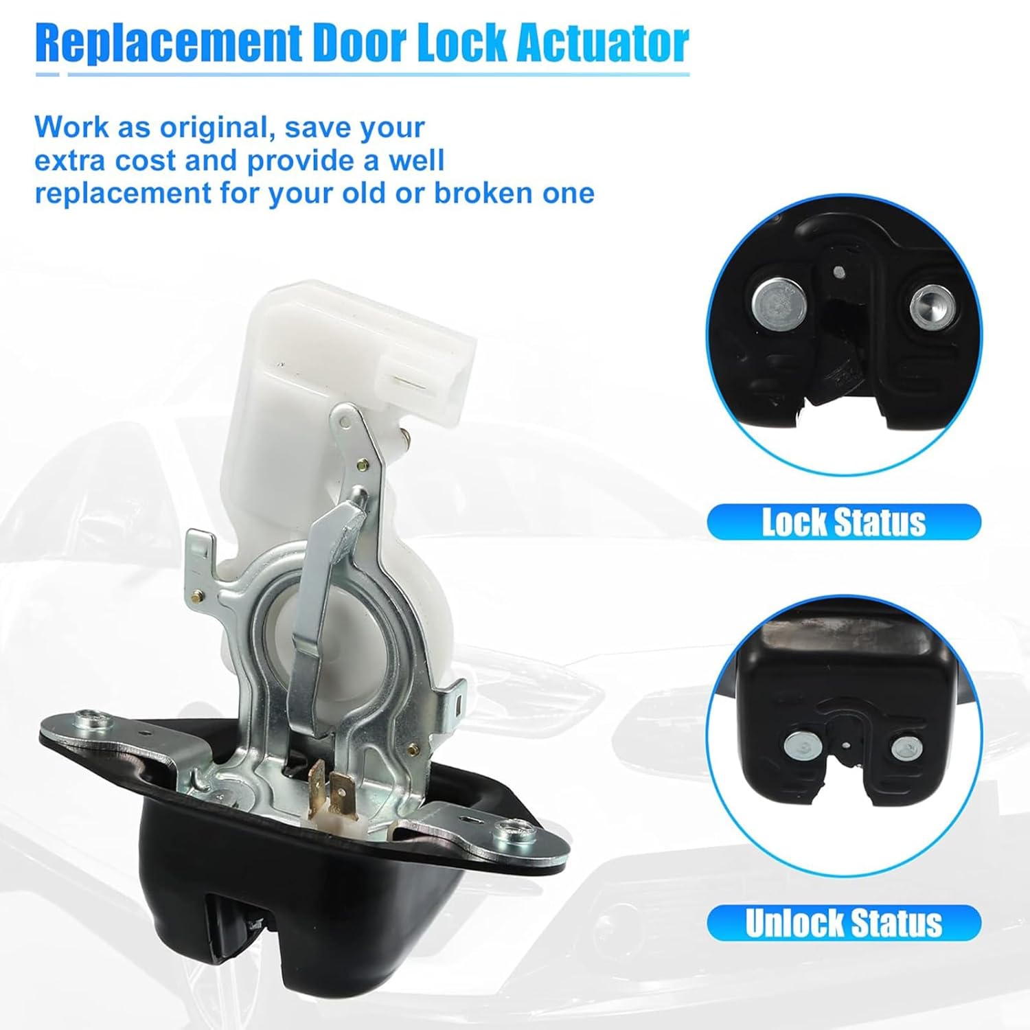 Rear Lid Liftgate Tailgate Actuator Trunk Luggage Motor Accessories Compatible for 74800-SMGG01 74800-SMGE01