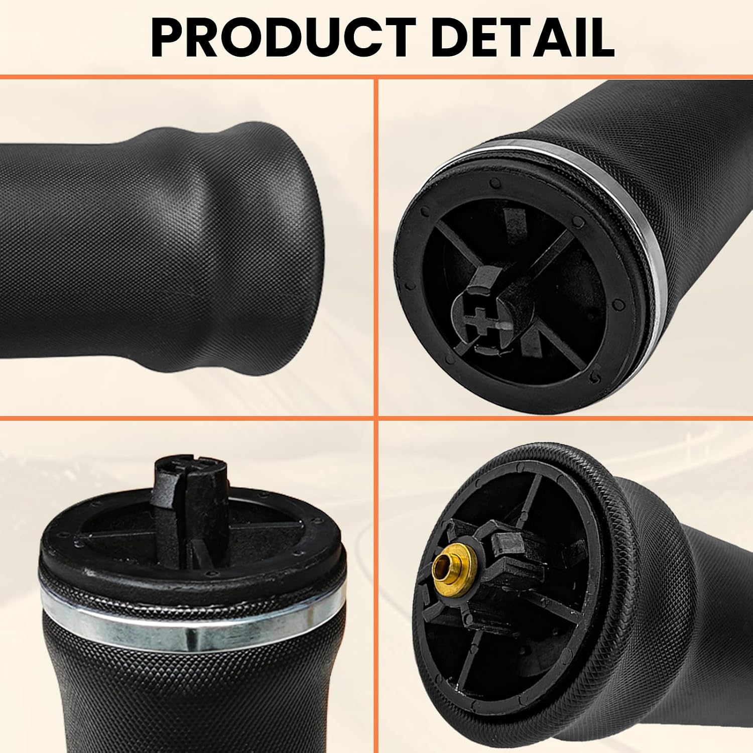 MILLISEC Cab Air Sleeper Spring Bag Compatible with FREIGHTLINER Air Spring OEM Replaces# 18-40977-000, 18-52651-000 Firestone W02-358-7215, W02-703-7207