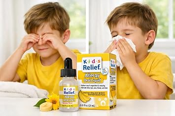Kids Relief Allergy Oral Liquid Formula for Kids 0-12 Years, 25 mL