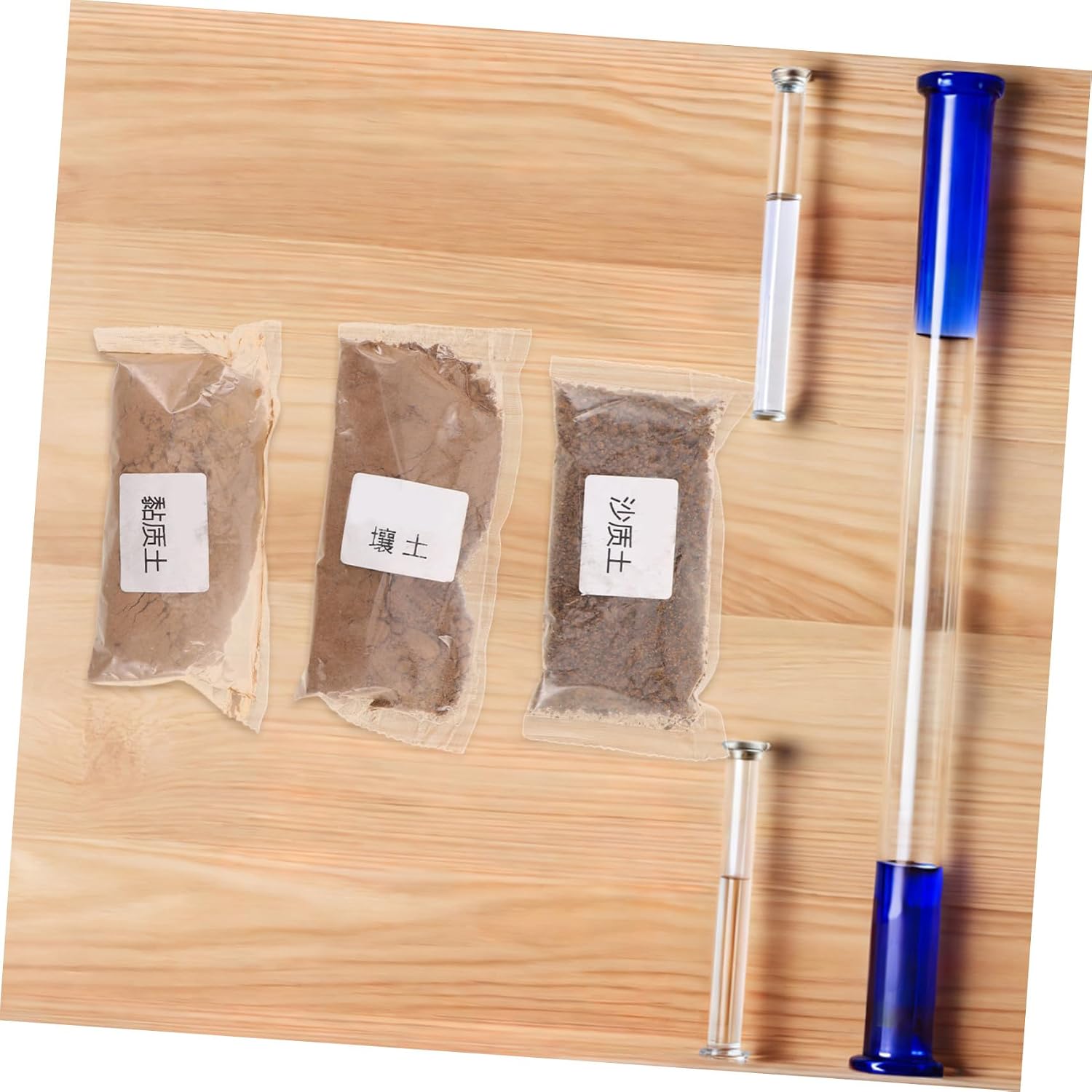 2 Sets Experiment Soil Sample Kit for Classroom Soil Testing