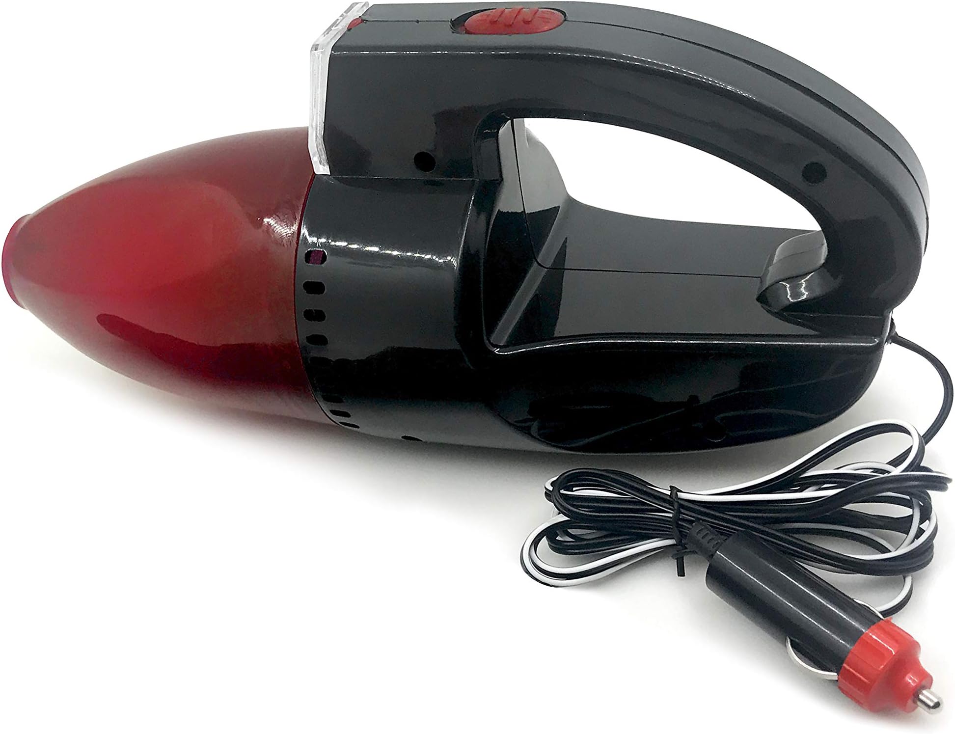 American Builder 12V Car Vacuum Cleaner for Wet and Dry Use with Built in Flashlight