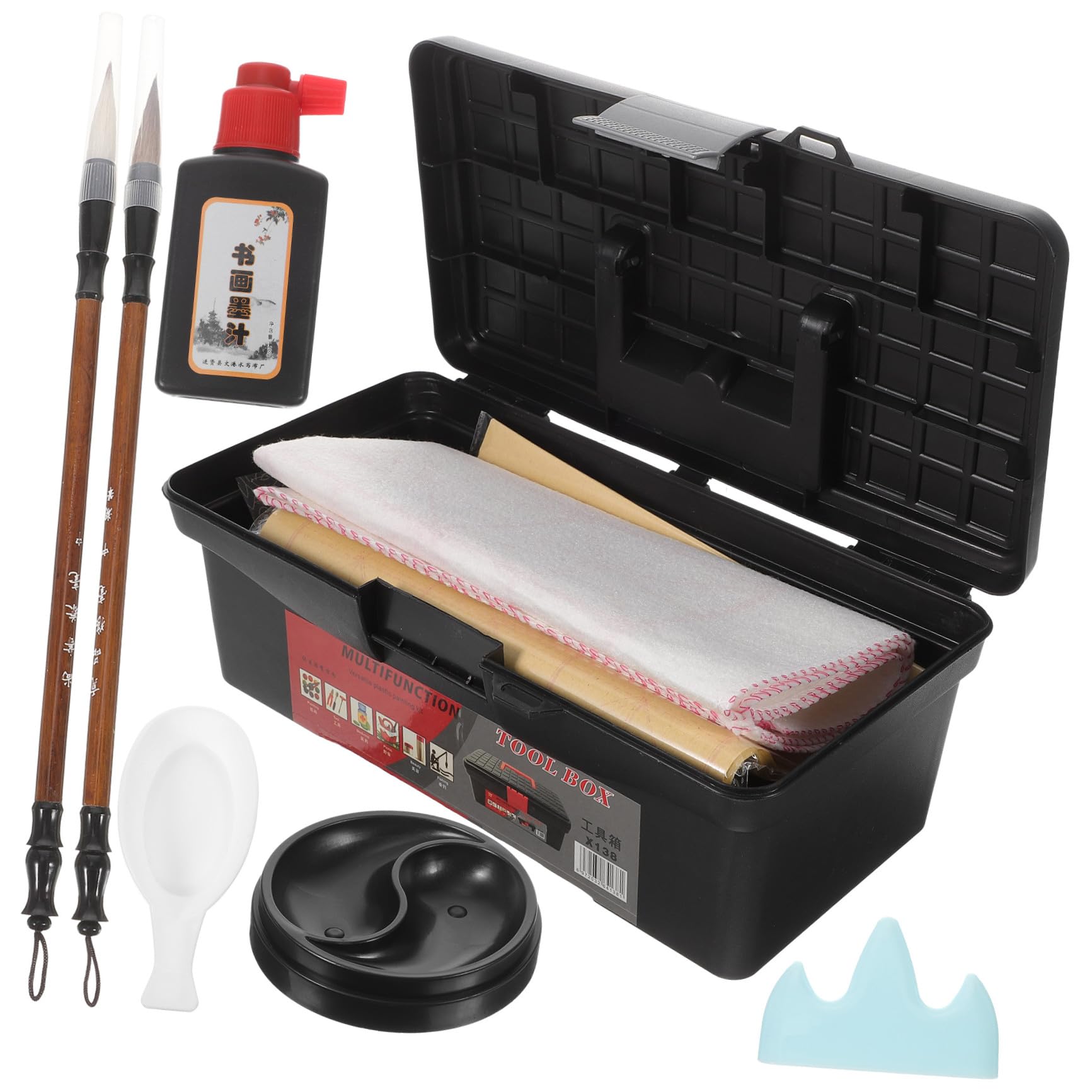 VILLCASE Kit de Calligraphie 1 Set Tapis en Tissu Papier Absorbant pour Débutants